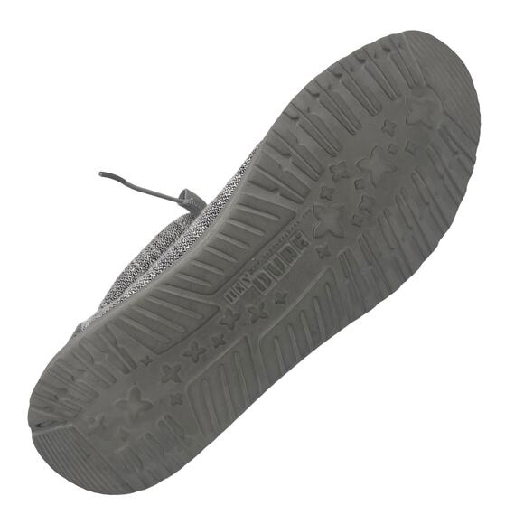 Hey Dude Wally B Stretch Loafers Men's Size 13 Grey Melange Slip On Shoes - Picture 7 of 8